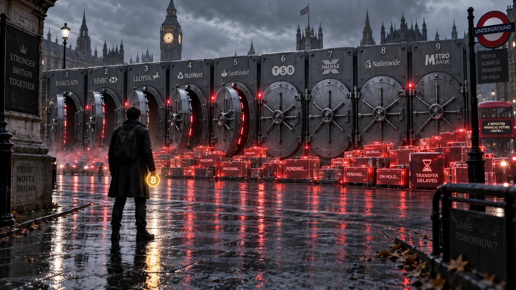 9 of UK's Top 10 Retail Banks Now Block or Limit Crypto